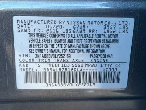 Used 2020 Nissan Sentra S image 29