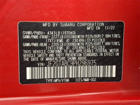 Certified 2023 Subaru Crosstrek 2.0i image 26