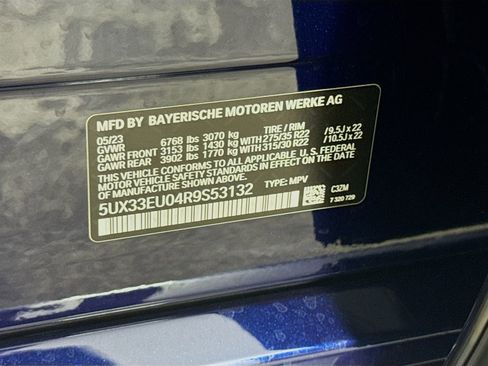 Certified 2024 BMW X5 M60i AWD/4WD image 34