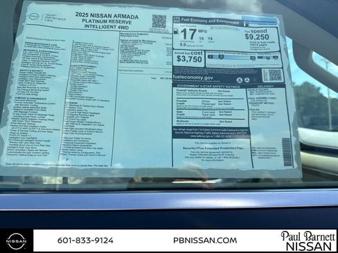 New 2025 Nissan Armada Platinum Reserve image 6