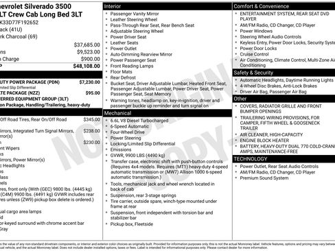 Used 2007 Chevrolet Silverado 3500 LT w/ Heavy-Duty Power Package image 5