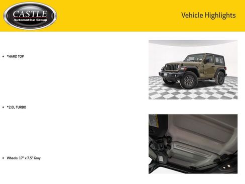 New 2026 Jeep Wrangler Sport AWD/4WD image 3