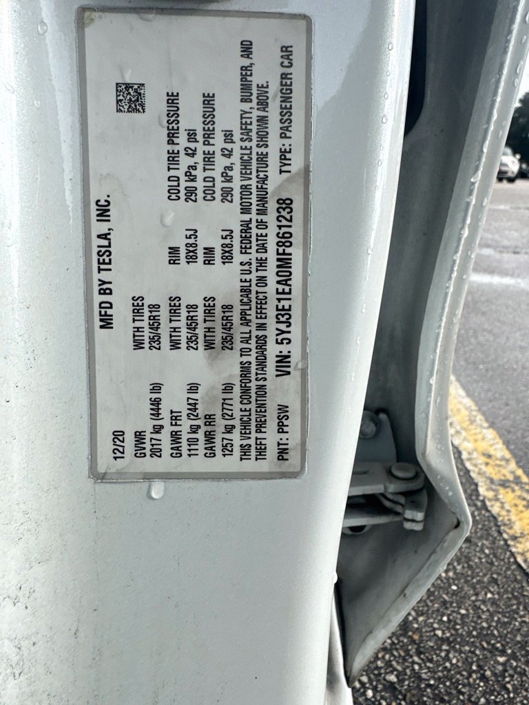Used 2021 Tesla Model 3 Standard Range Plus RWD image 6