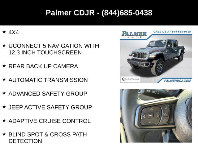 Certified 2025 Jeep Gladiator Mojave AWD/4WD image 6