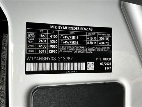 New 2025 Mercedes-Benz Sprinter 2500 image 16