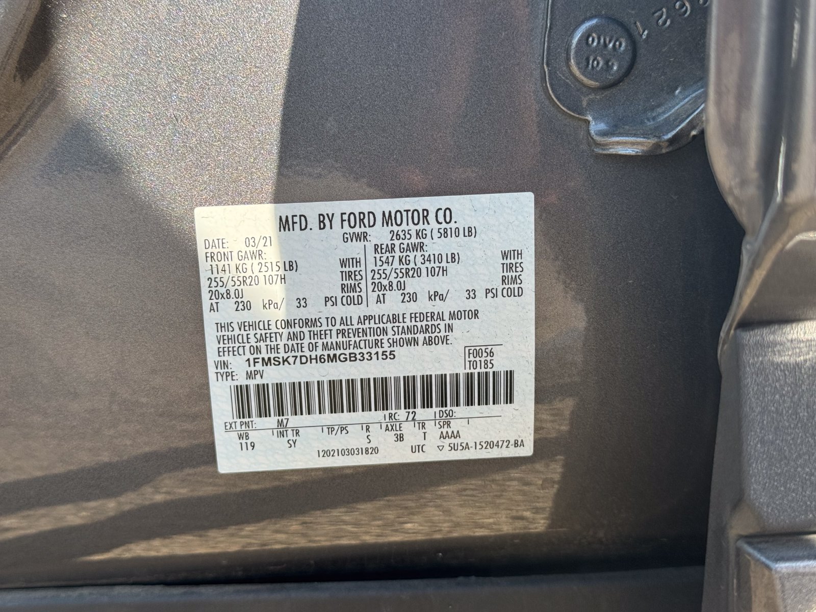Certified 2021 Ford Explorer XLT w/ Equipment Group 202A RWD image 35