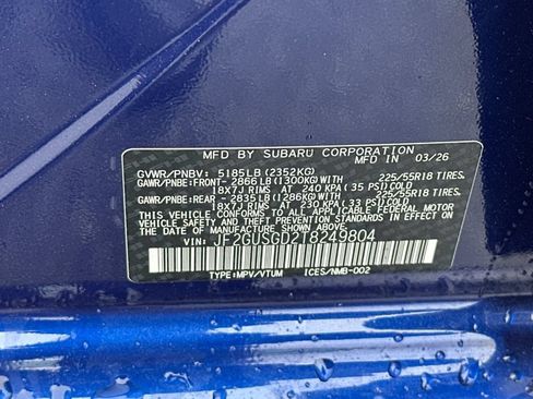 New 2026 Subaru Crosstrek 2.5i Sport w/ Crosstrek Mirror Package AWD/4WD image 34