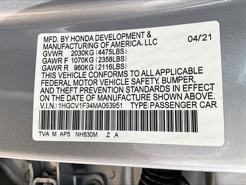 Used 2021 Honda Accord Sport image 35