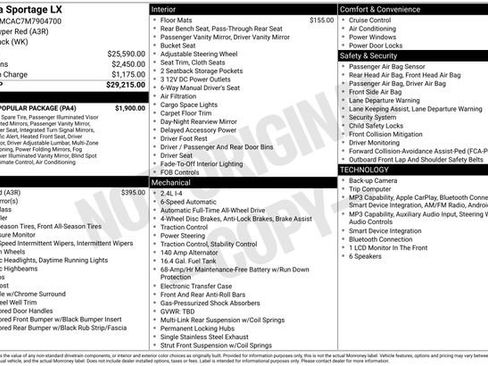 Used 2021 Kia Sportage LX w/ LX AWD Popular Package image 8