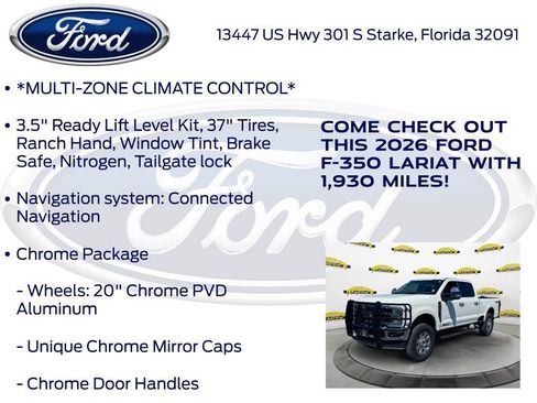 New 2026 Ford F350 Lariat w/ Lariat Ultimate Package AWD/4WD image 15