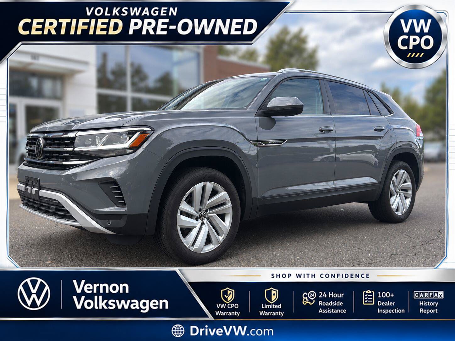 Certified 2023 Volkswagen Atlas Cross Sport SE AWD/4WD image 1