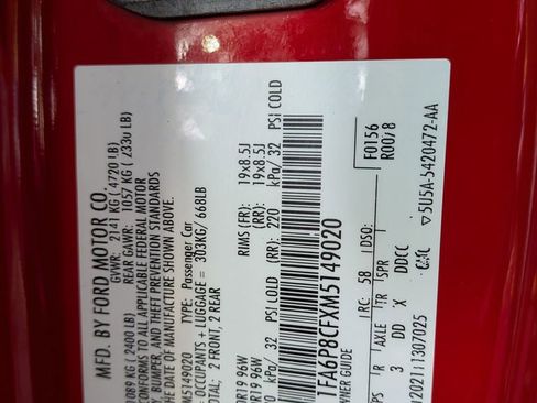 Used 2021 Ford Mustang GT Premium w/ California Special Package image 31