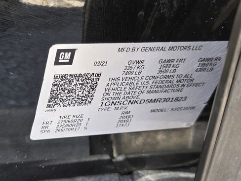 Used 2021 Chevrolet Tahoe LT w/ Luxury Package image 22