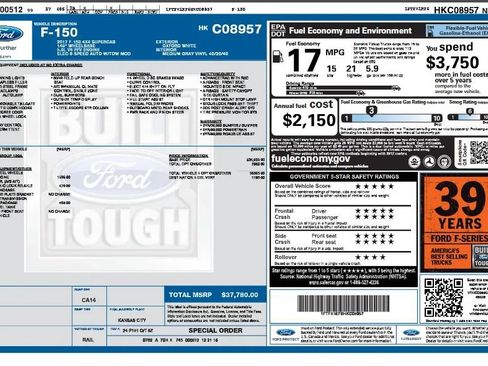 Used 2017 Ford F150 XL w/ Trailer Tow Package AWD/4WD image 34