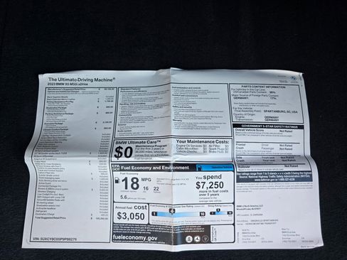 Used 2023 BMW X6 M50i w/ Executive Package image 31