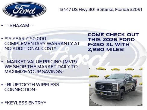 New 2026 Ford F250 XL w/ STX Appearance Package AWD/4WD image 5