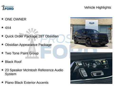 Used 2024 Jeep Grand Wagoneer L Series II w/ Quick Order Packagew 28T AWD/4WD image 5