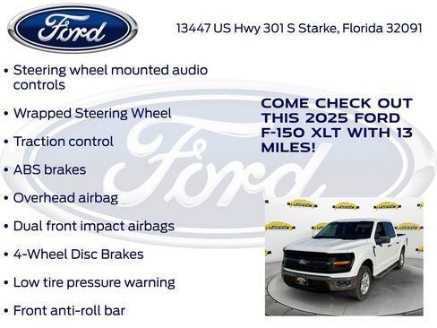 New 2025 Ford F150 XLT w/ Equipment Group 301A Standard RWD image 25