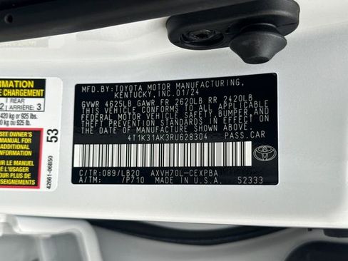 Used 2024 Toyota Camry XSE w/ Cold Weather Package FWD image 30