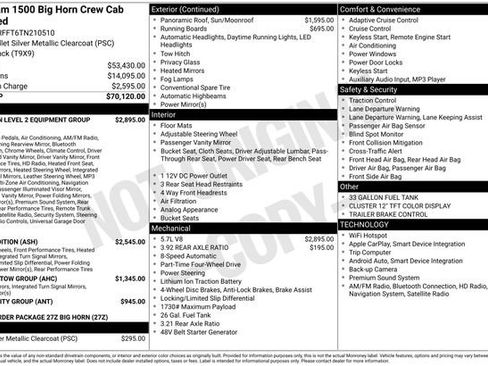 New 2026 RAM 1500 Big Horn AWD/4WD image 15