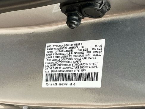 Used 2022 Honda Pilot Special Edition image 34