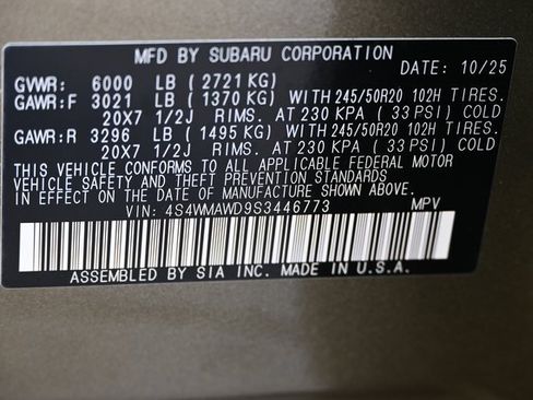 New 2025 Subaru Ascent Bronze Edition image 23