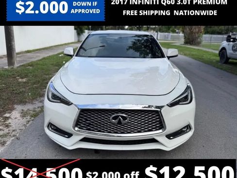 Used 2017 INFINITI Q60 3.0t w/ Cargo Package RWD image 2