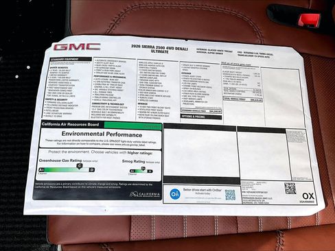 New 2026 GMC Sierra 2500 Denali Ultimate AWD/4WD image 14