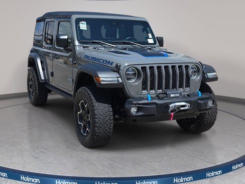 Used 2021 Jeep Wrangler Unlimited Rubicon 4xe w/ Steel Bumper Group AWD/4WD image 4