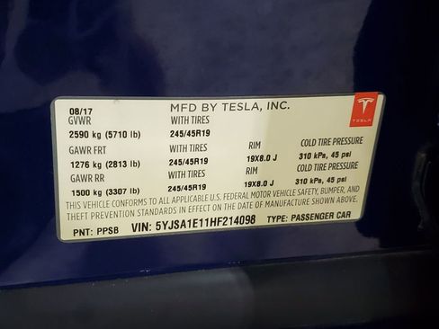 Used 2017 Tesla Model S 75 RWD image 44