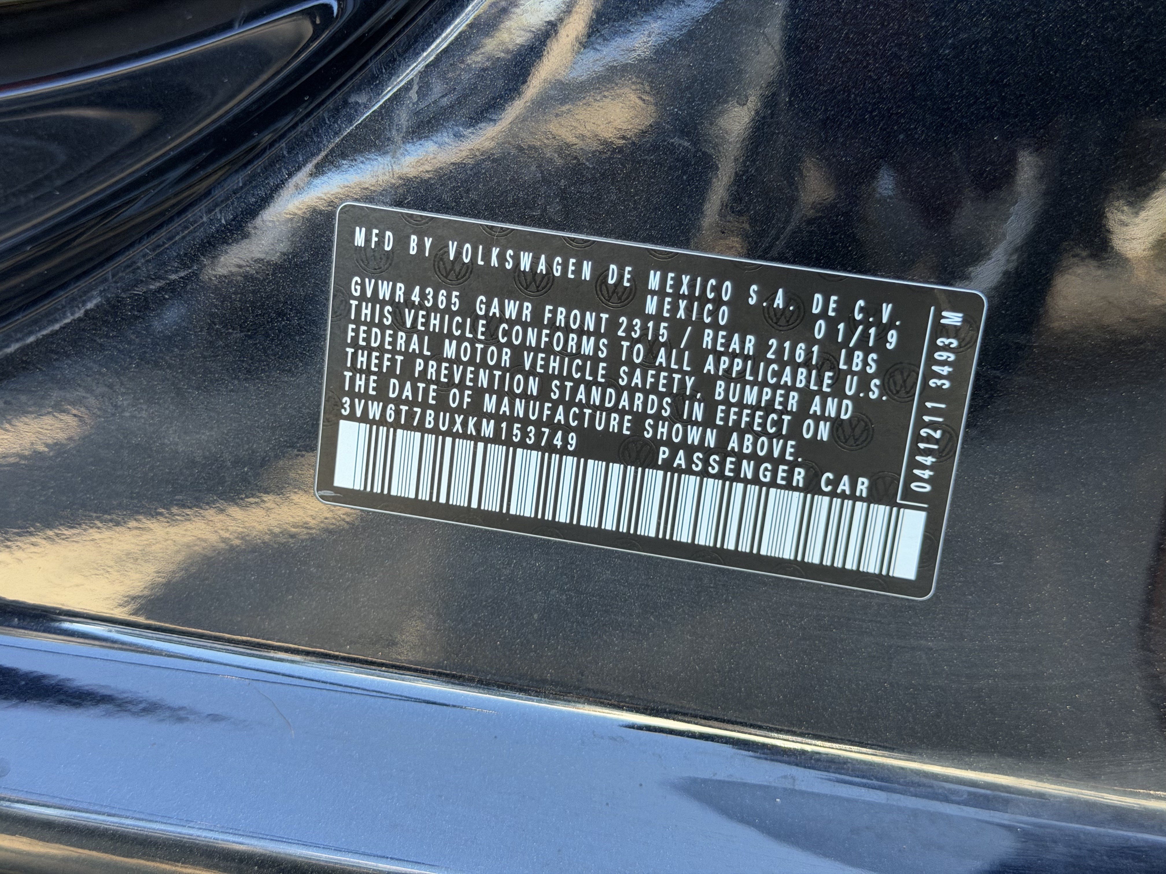 Used 2019 Volkswagen Jetta GLI FWD image 35
