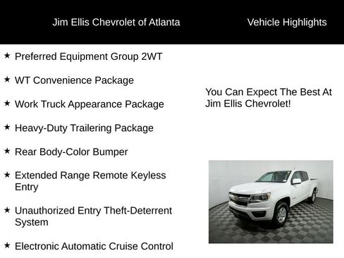 Used 2019 Chevrolet Colorado W/T w/ WT Convenience Package image 5