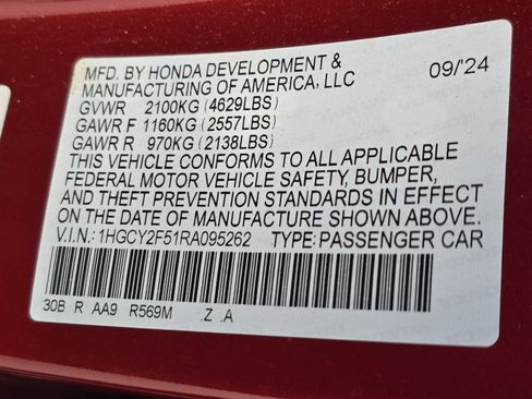 Used 2024 Honda Accord Sport image 32