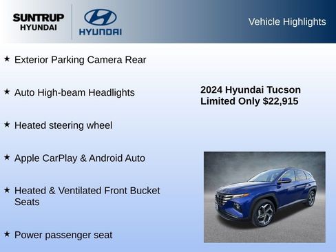 Used 2024 Hyundai Tucson Limited image 16