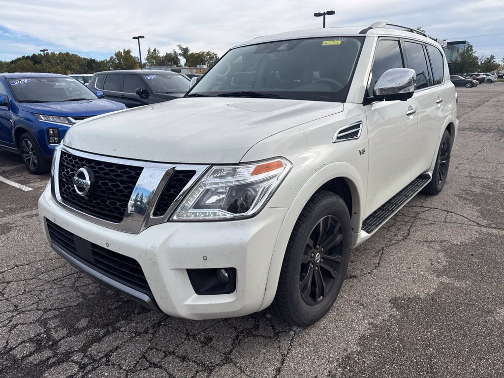 Used 2019 Nissan Armada Platinum w/ Captain's Chairs Package AWD/4WD image 1
