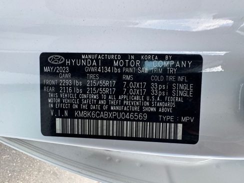 Used 2023 Hyundai Kona SEL w/ Cargo Package AWD/4WD image 34