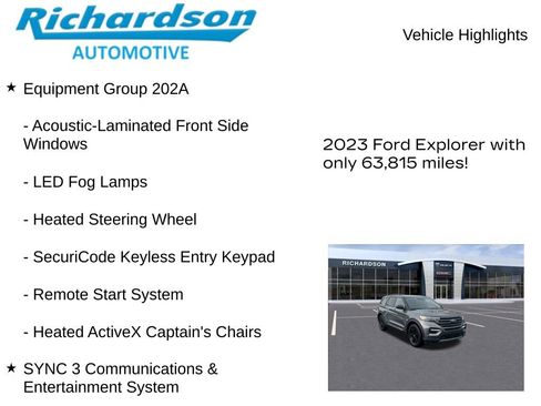 Used 2023 Ford Explorer XLT w/ Equipment Group 202A image 11