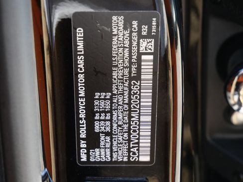 Certified 2021 Rolls-Royce Ghost AWD/4WD image 34