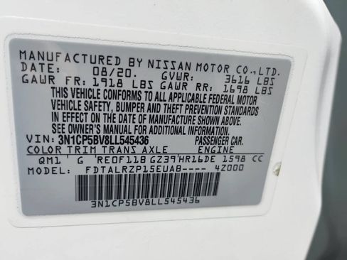 Used 2020 Nissan Kicks S FWD image 26