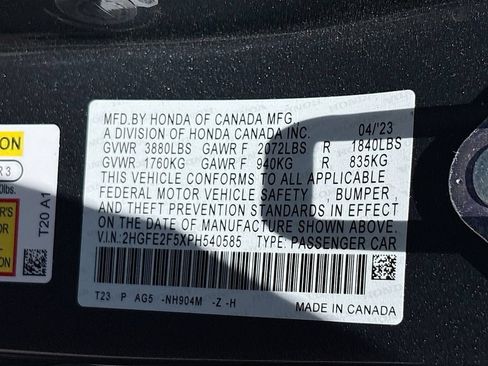 Used 2023 Honda Civic Sport image 29