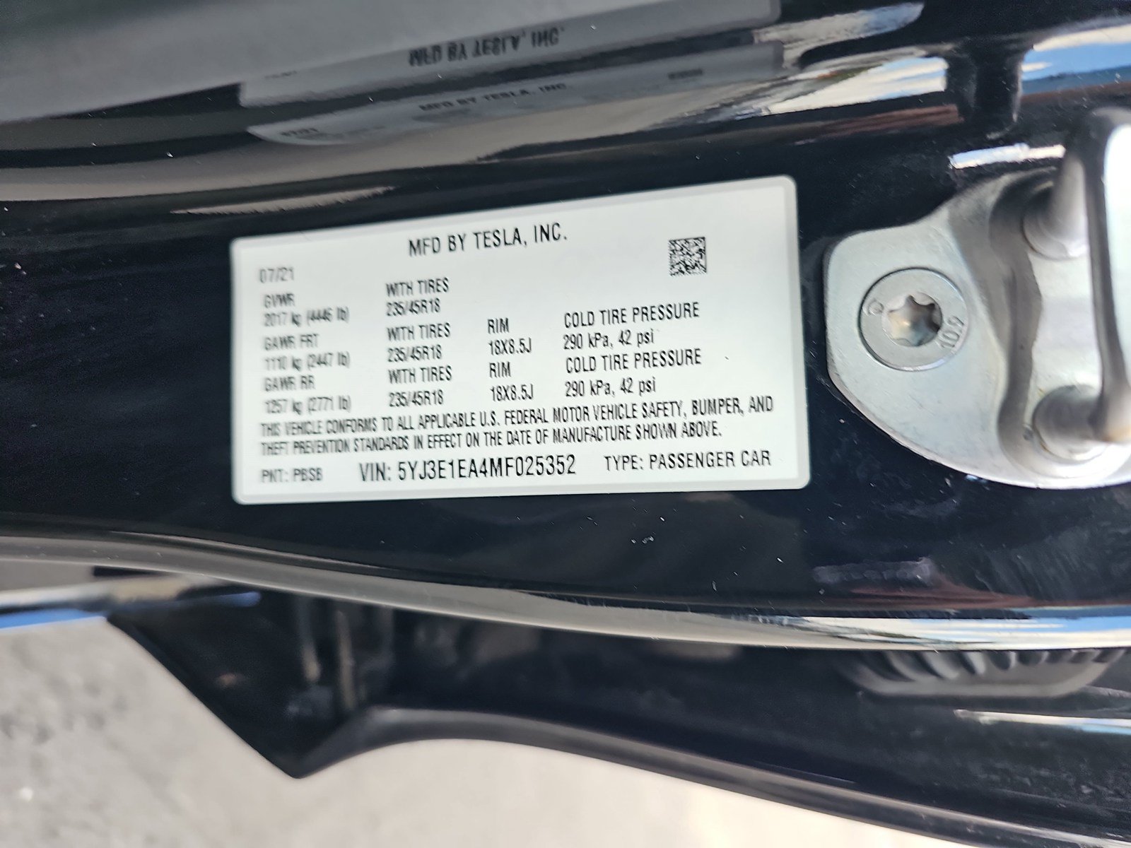 Used 2021 Tesla Model 3 Standard Range Plus RWD image 30