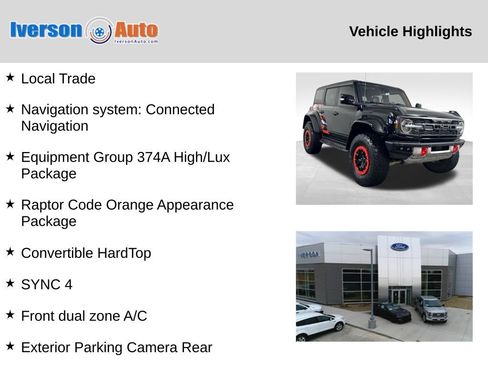 Used 2024 Ford Bronco Raptor AWD/4WD image 2