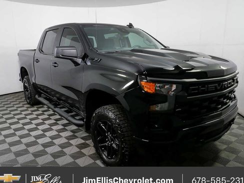 New 2026 Chevrolet Silverado 1500 Custom Trail Boss w/ Dark Appearance Package AWD/4WD image 1