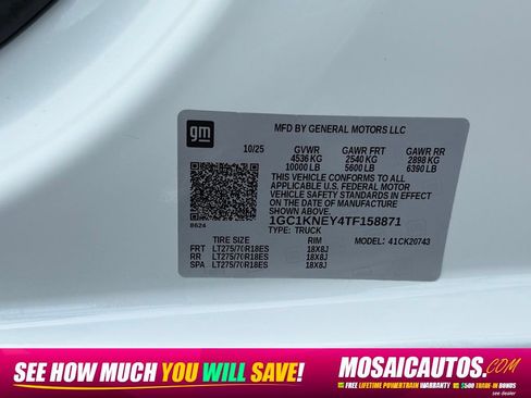 Used 2026 Chevrolet Silverado 2500 LT AWD/4WD image 33