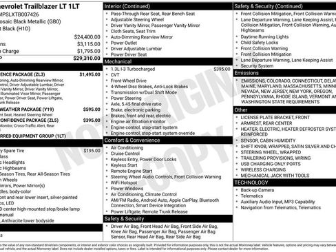 New 2026 Chevrolet TrailBlazer LT w/ Convenience Package image 28
