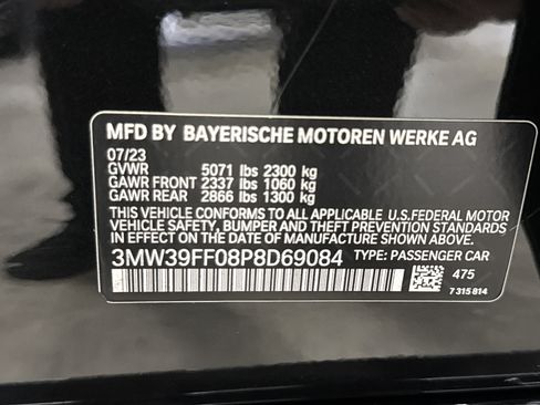 Used 2023 BMW 330e w/ Driving Assistance Package RWD image 37