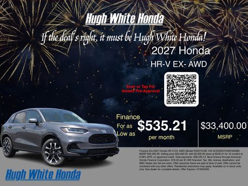New 2027 Honda HR-V EX-L image 7