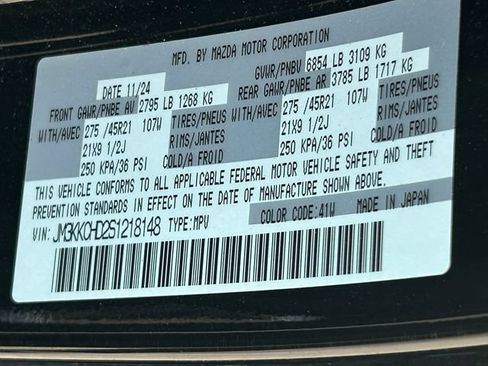 Used 2025 MAZDA CX-90 3.3 Turbo w/ Premium Sport Pkg AWD/4WD image 45