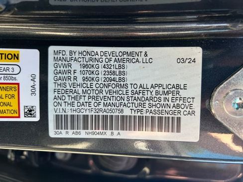 Used 2024 Honda Accord EX image 21