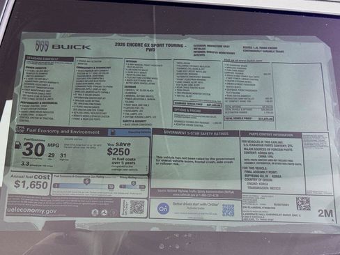 New 2026 Buick Encore GX Sport Touring w/ Advanced Technology Package FWD image 19